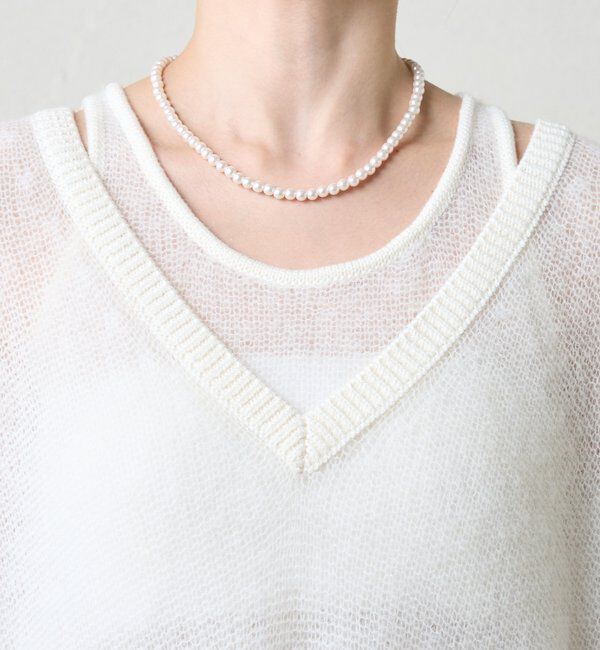  「レイヤードシアーニット」|ニット・セーター|