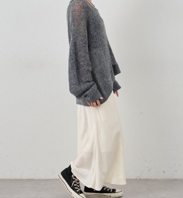  「レイヤードシアーニット」|ニット・セーター|