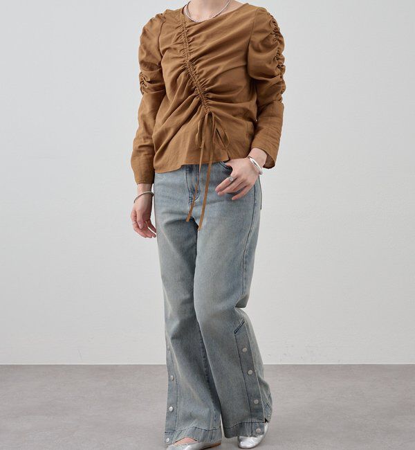  「ギャザーブラウス」|シャツ・ブラウス|