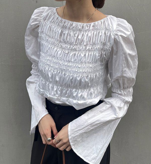  「シャーリングブラウス」|シャツ・ブラウス|