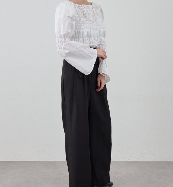  「シャーリングブラウス」|シャツ・ブラウス|