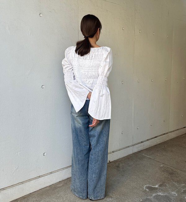  「シャーリングブラウス」|シャツ・ブラウス|