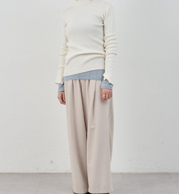  「ハイネックリブニット」|ニット・セーター|