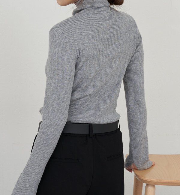  「ハイネックリブニット」|ニット・セーター|
