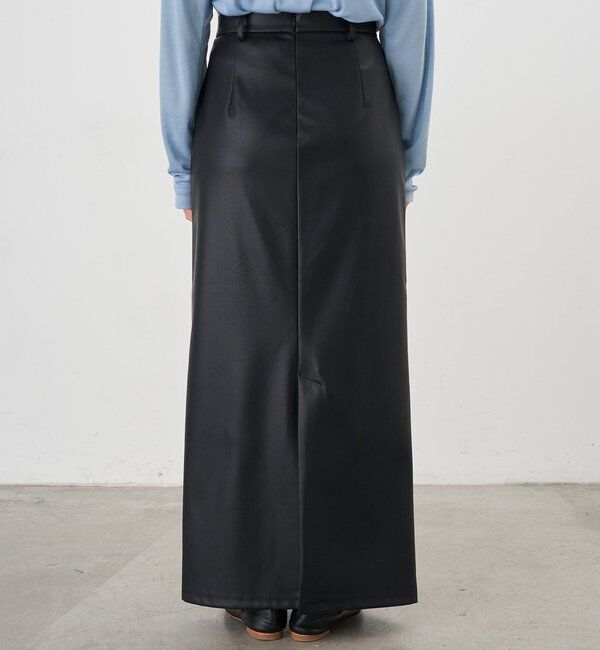  「レザーマキシスカート」|スカート|