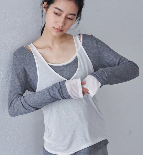  「ビスチェレイヤードカットソー」|Tシャツ・カットソー|