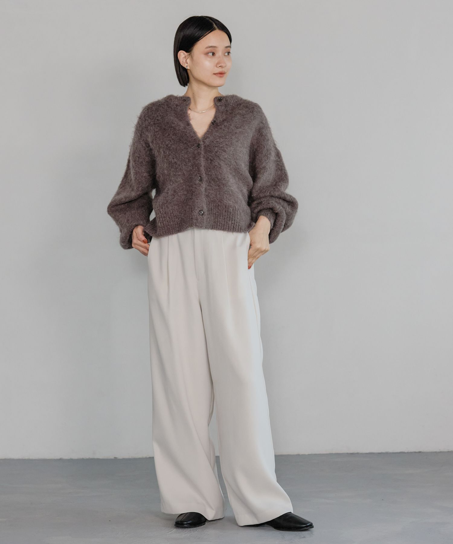 A part by 「5G2WAYクルーカーディガン」|ニット・セーター|