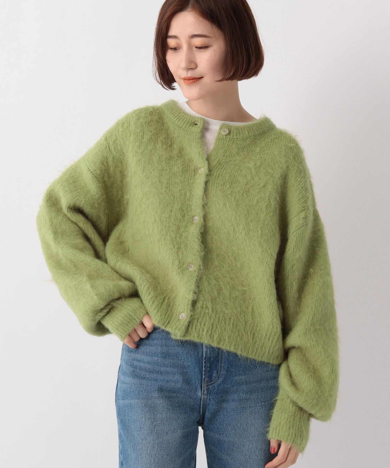 A part by 「5G2WAYクルーカーディガン」|ニット・セーター|