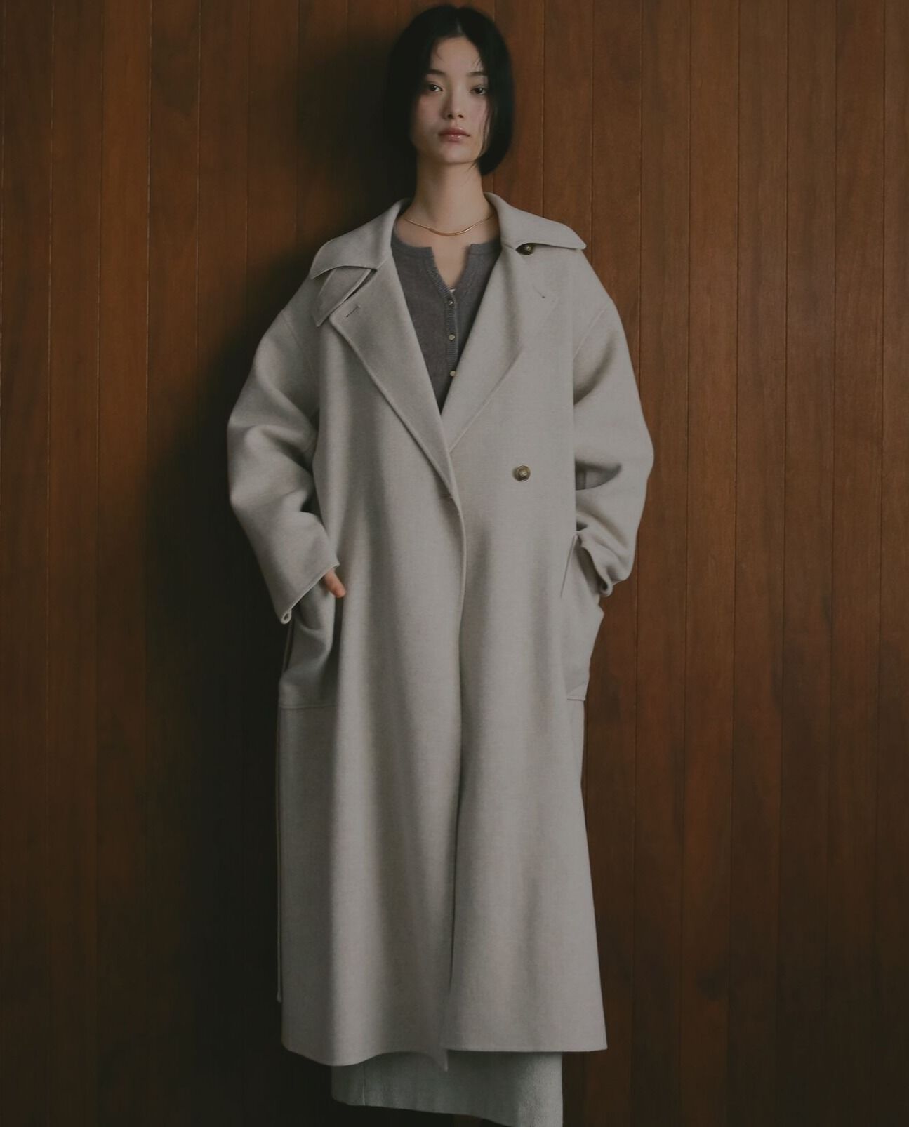 A part by 「カシープ3WAYスタンドロングコート」|チェスターコート|