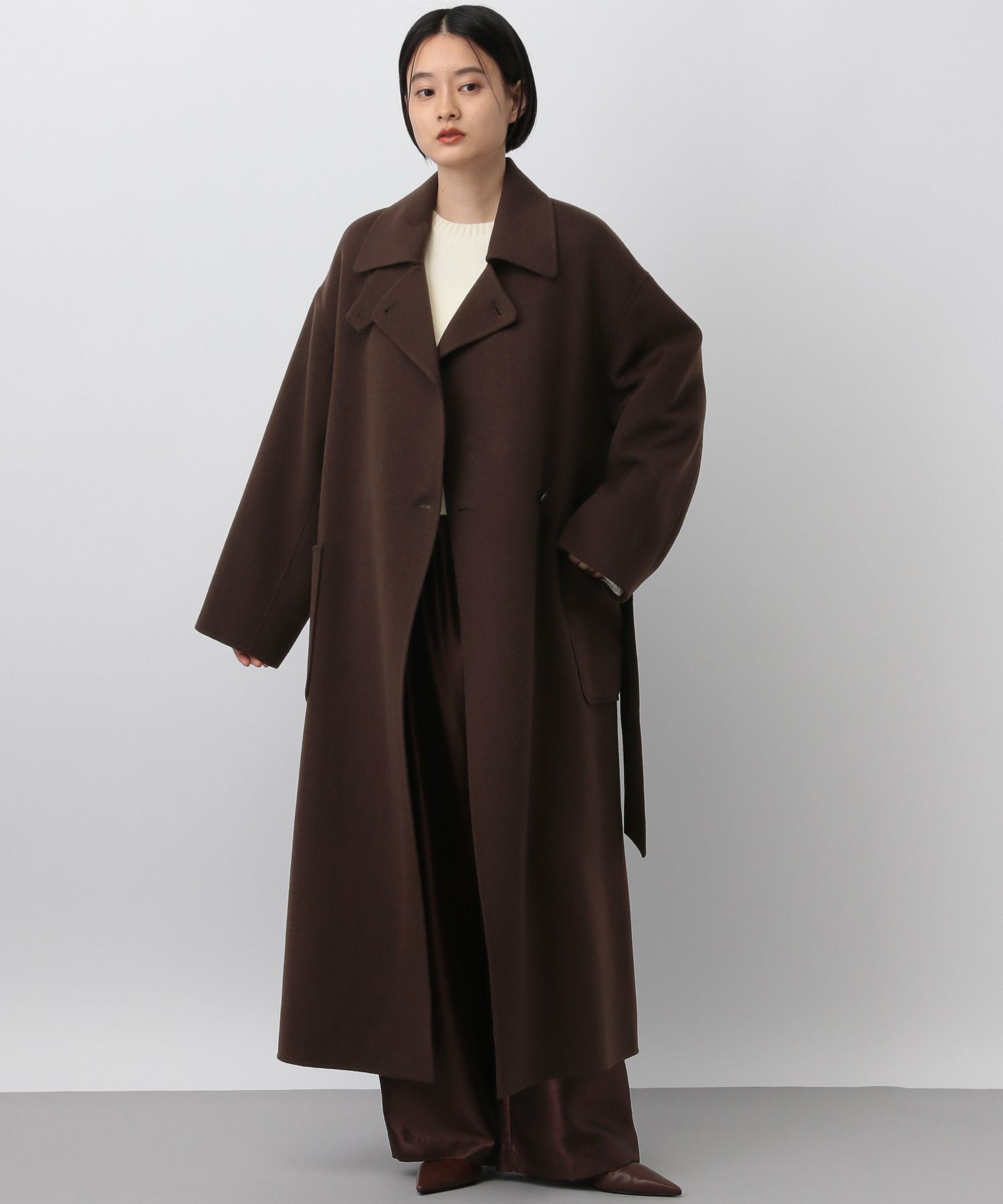 A part by 「カシープ3WAYスタンドロングコート」|チェスターコート|