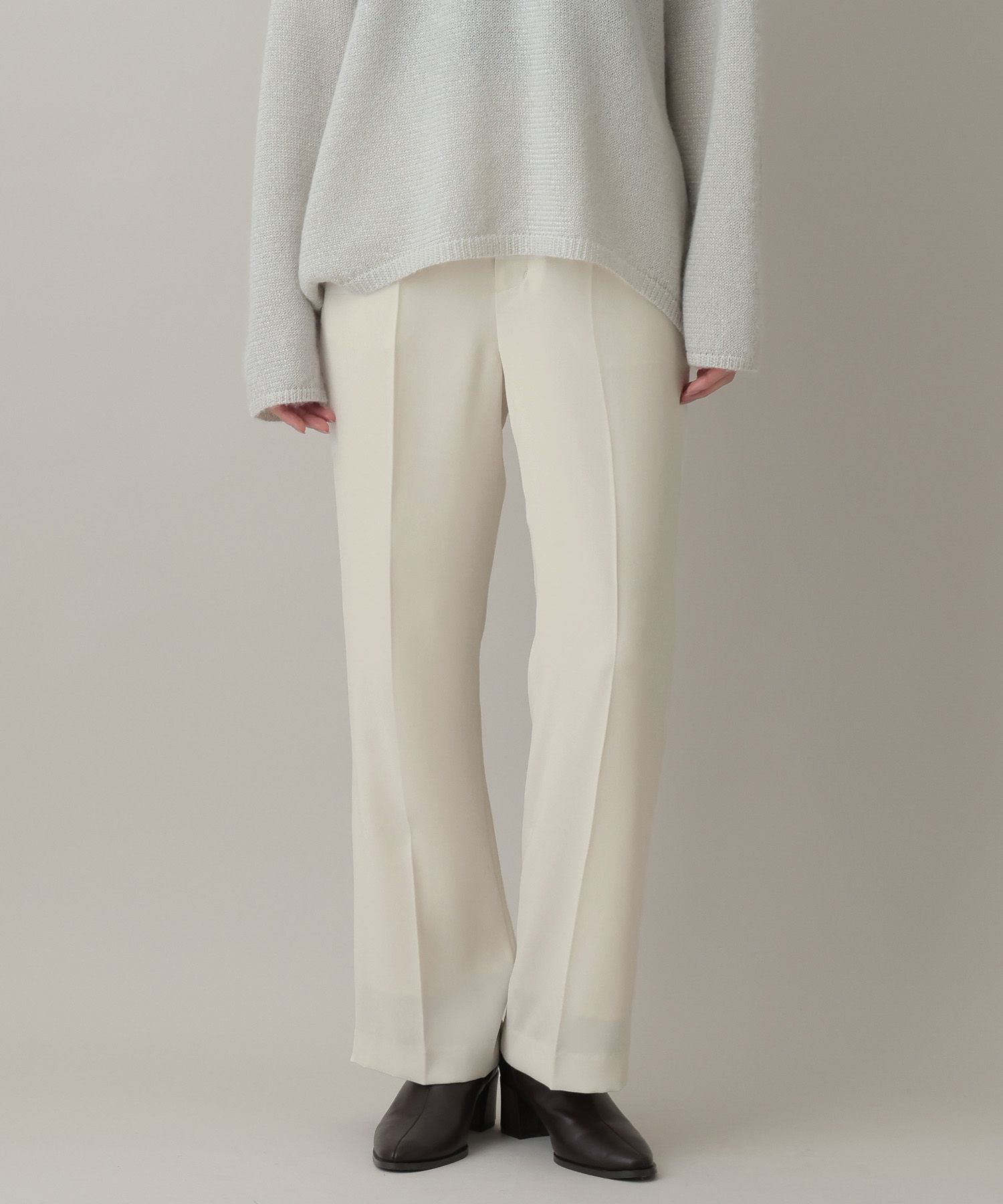 A part by 「サテンセミフレアパンツ」|スラックス|