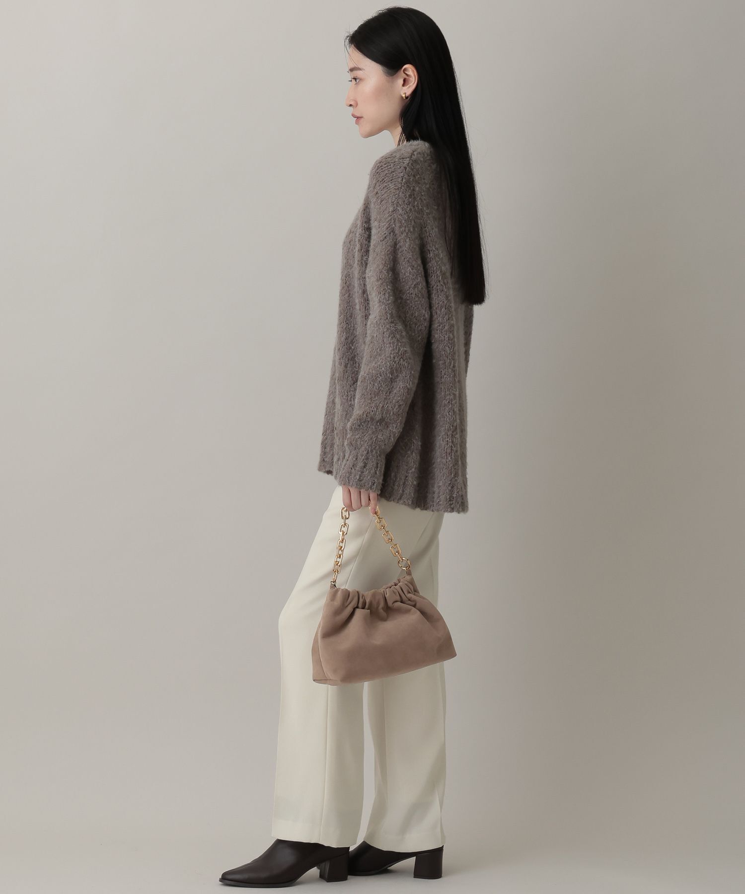 A part by 「サテンセミフレアパンツ」|スラックス|