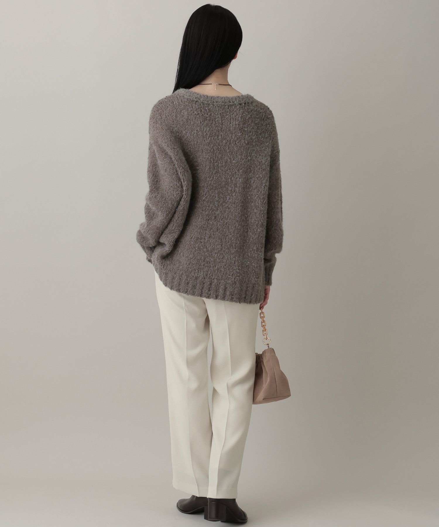 A part by 「サテンセミフレアパンツ」|スラックス|