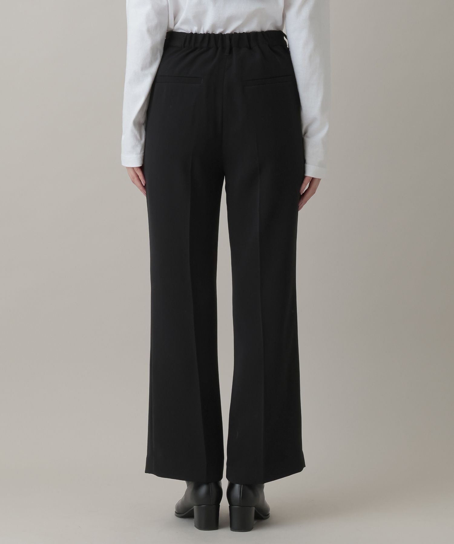 A part by 「サテンセミフレアパンツ」|スラックス|