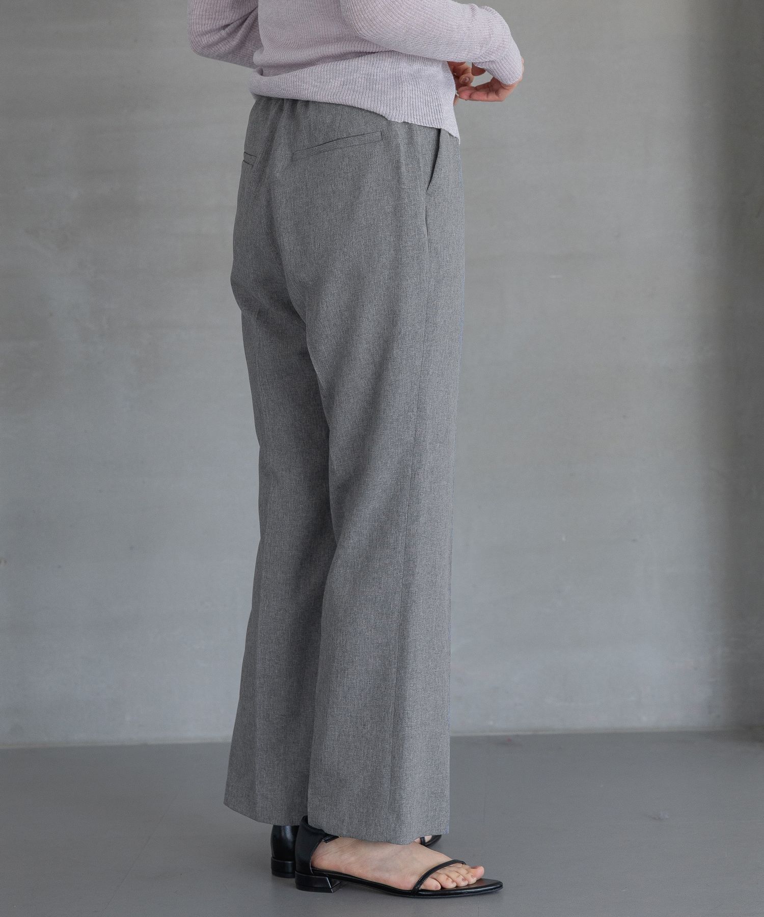 A part by 「シャンブレーセミフレアパンツ」|スラックス|