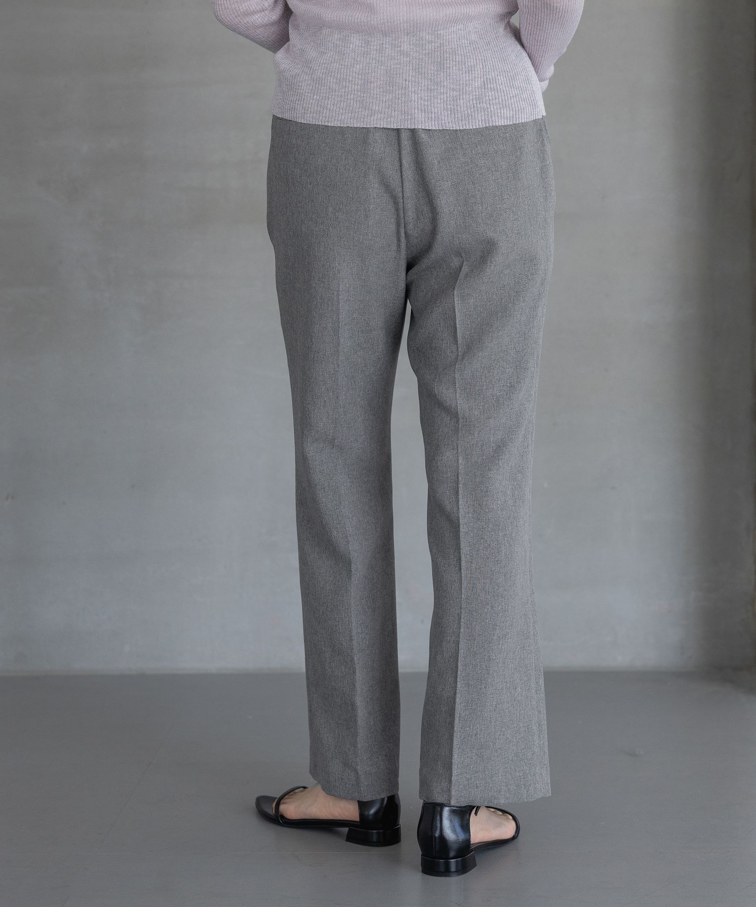 A part by 「シャンブレーセミフレアパンツ」|スラックス|