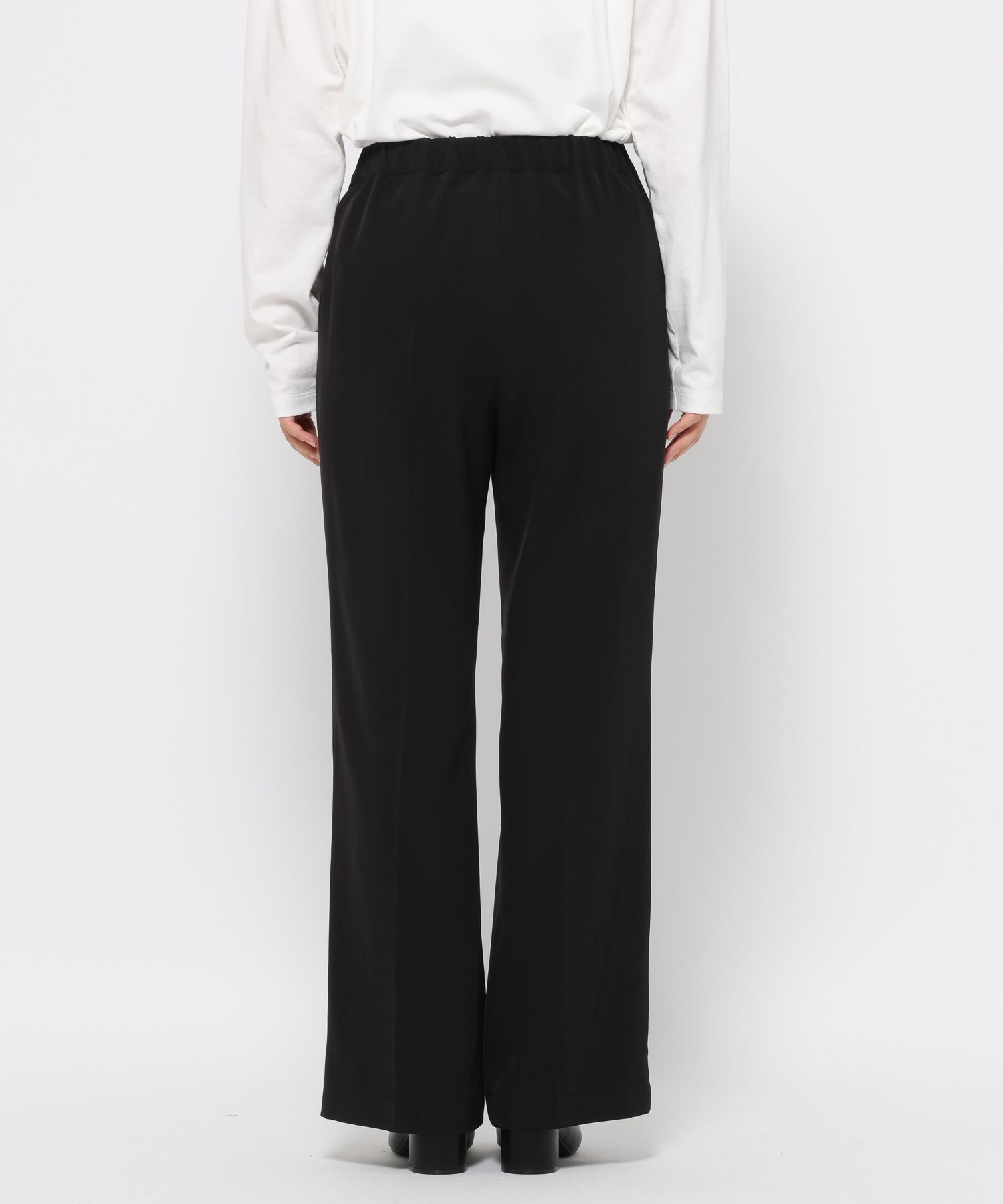 LOWRYS FARM「センタープレスフレアパンツ」|チノ|