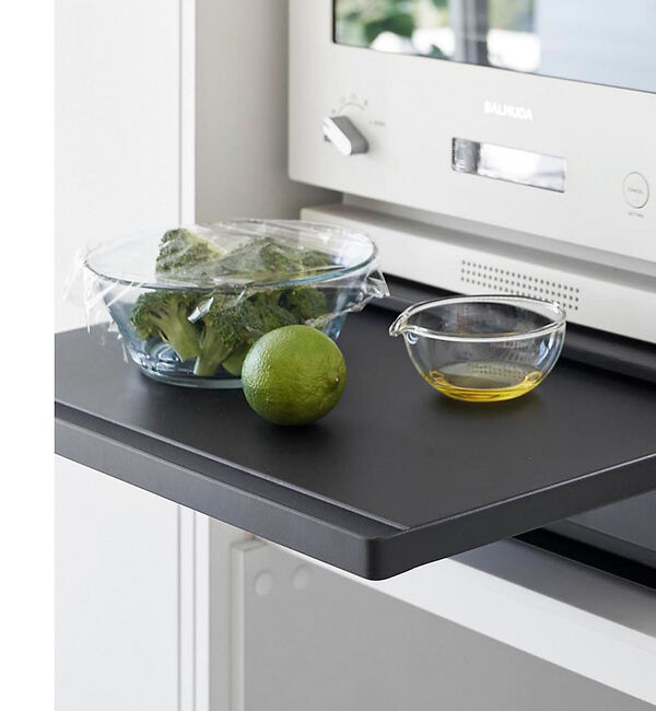 collex「【tower/タワー】 2WAYキッチン家電引き出し&スライドテーブル」|食器・キッチングッズ|