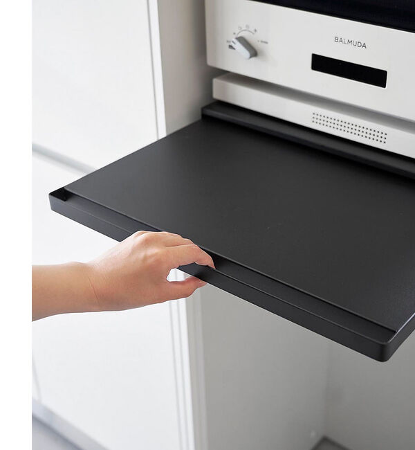 collex「【tower/タワー】 2WAYキッチン家電引き出し&スライドテーブル」|食器・キッチングッズ|