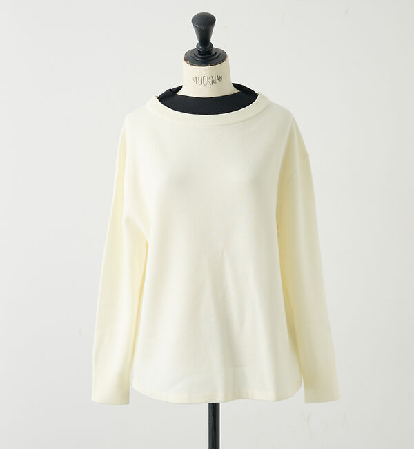 collex「重ね着風ニットプルオーバー」|ニット・セーター|アイボリー