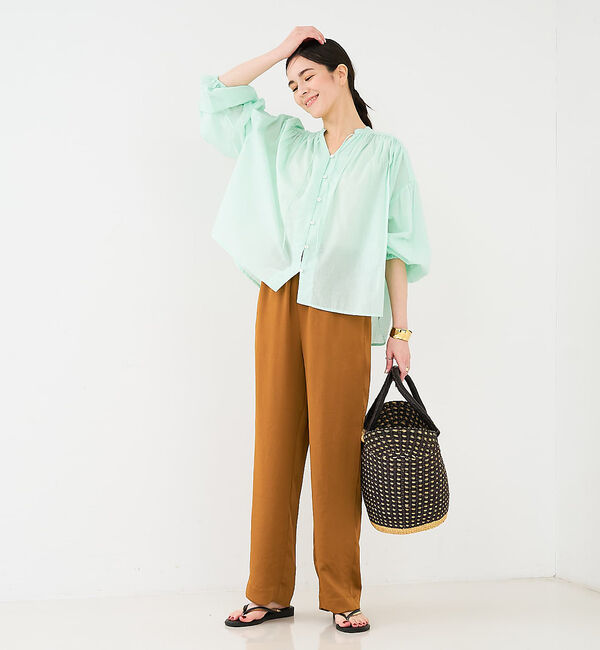 collex「ニャリガバスケット ニケチェック L」|かごバッグ|