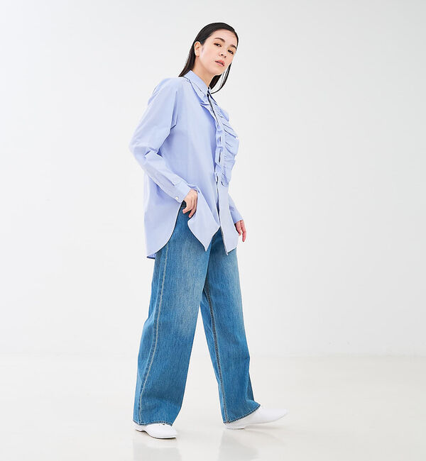 collex「フロントフリルシャツ」|シャツ・ブラウス|