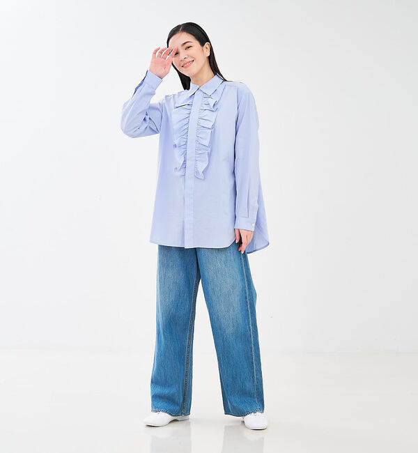 collex「フロントフリルシャツ」|シャツ・ブラウス|