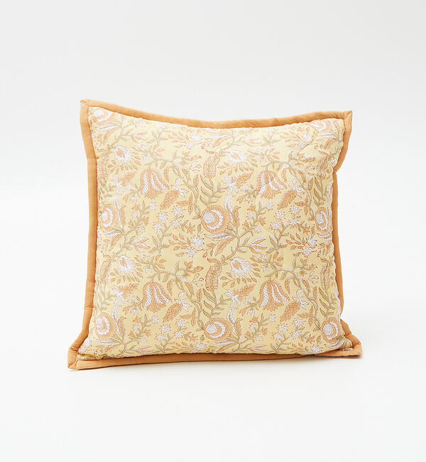 collex「ブロックプリント キルトクッションカバー 45&times;45」|その他|