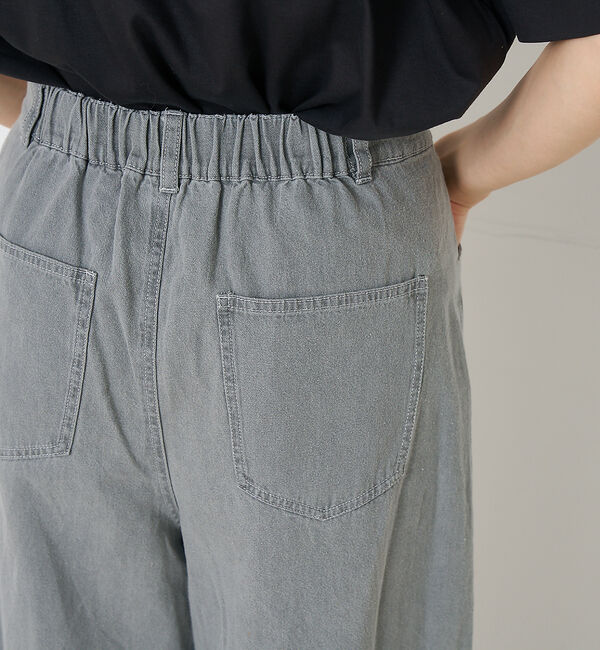 collex「タックウエストデニムパンツ」|デニム|