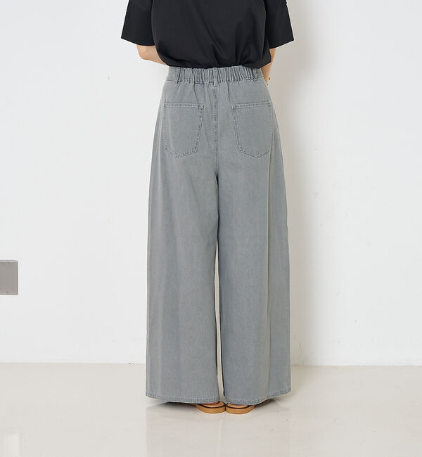 collex「タックウエストデニムパンツ」|デニム|