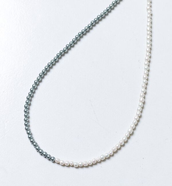 collex「【Ljud/ユード】配色ガラスバロックパールネックレス」|ネックレス|