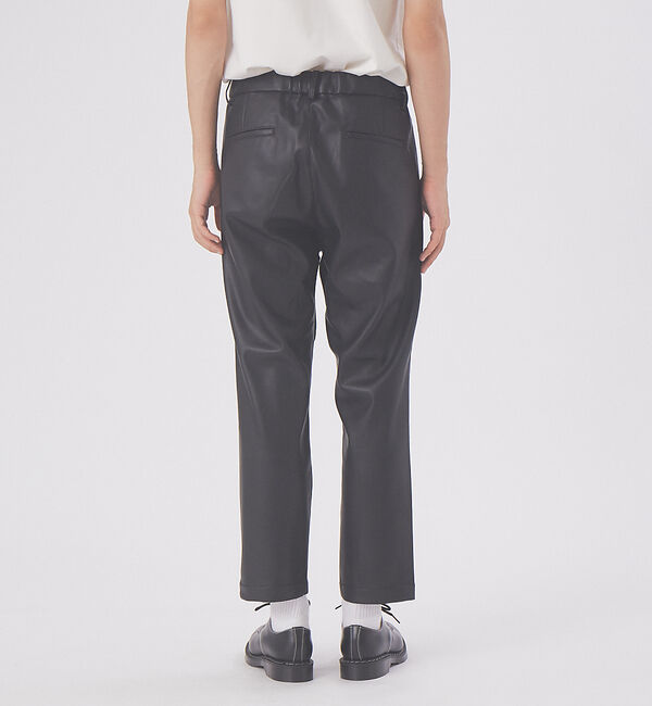 MYSELF ABAHOUSE「【MYSELF ABAHOUSE】ネオレザー ワンタック スリム テーパード パ」|その他|