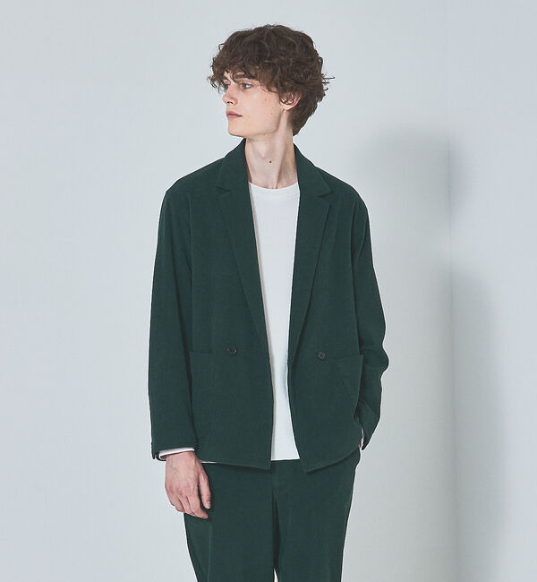 ABAHOUSE「【セットアップ対応】コール オーバーサイズ ダブルジャケット」|その他|ダークグリーン
