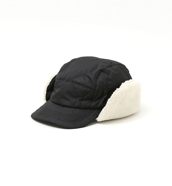 ABAHOUSE「【TAION /タイオン】リバーシブル ダウンパイロットキャップ/DOWN CA」|その他|ブラック系その他1