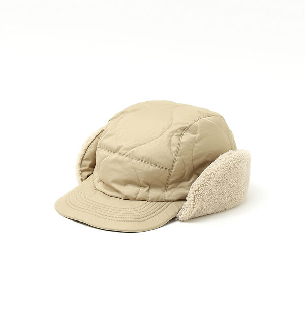 ABAHOUSE「【TAION /タイオン】リバーシブル ダウンパイロットキャップ/DOWN CA」|その他|ダークベージュ