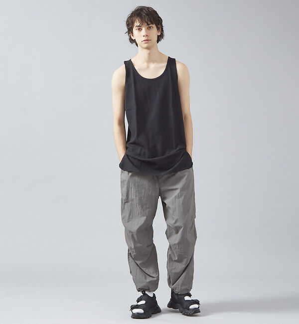 ABAHOUSE「【JEMORGAN /ジェーイーモーガン 】ワッフルロングシルエットタンクトップ」|キャミソール|