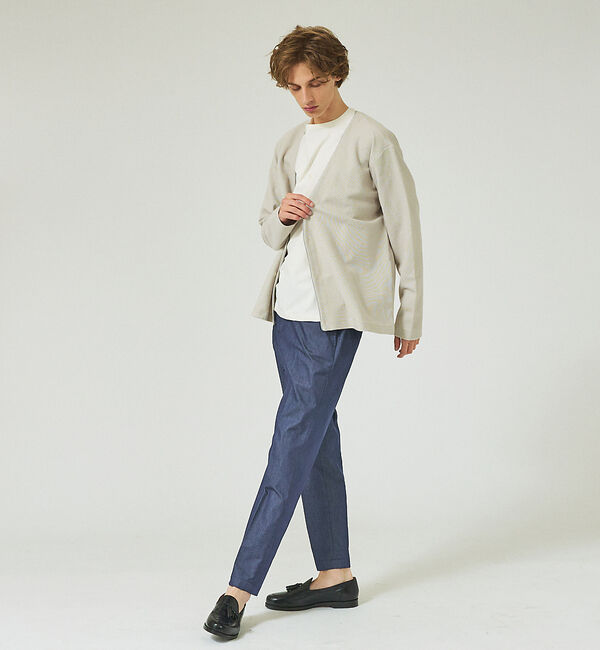 ABAHOUSE「ラッセルカノコ  2ボタン 比翼 カーディガン」|カーディガン|