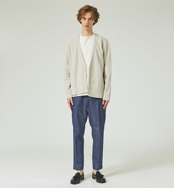 ABAHOUSE「ラッセルカノコ  2ボタン 比翼 カーディガン」|カーディガン|