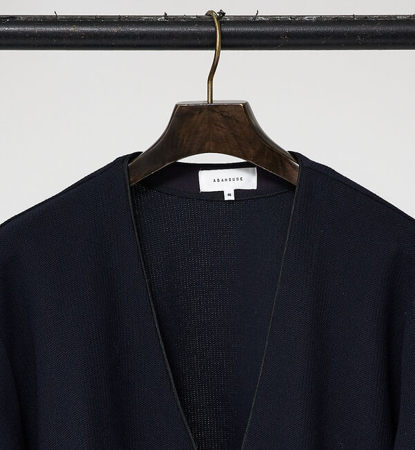 ABAHOUSE「ラッセルカノコ  2ボタン 比翼 カーディガン」|カーディガン|