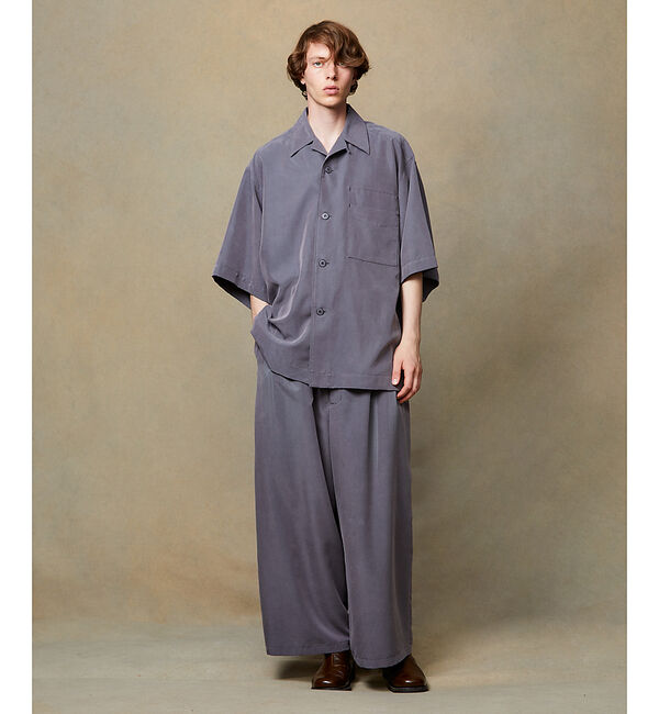 ABAHOUSE「セットアップ対応【i`m here/アイムヒアー】 オープンカラーシャツ / D」|シャツ・ブラウス|