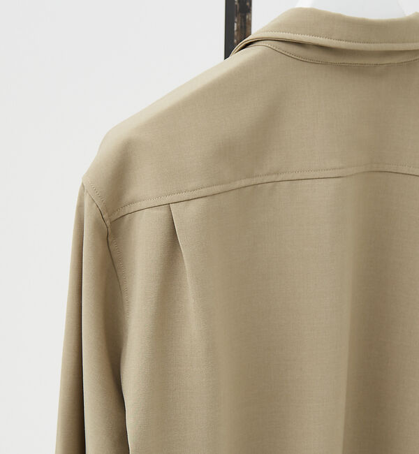 ABAHOUSE「【セットアップ対応】Vネック スキッパー シャツ / イージーケア / ストレッ」|シャツ・ブラウス|