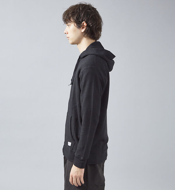 ABAHOUSE「【JEMORGAN /ジェーイーモーガン 】軽量ワッフルジップパーカー ダブルジ」|パーカー|