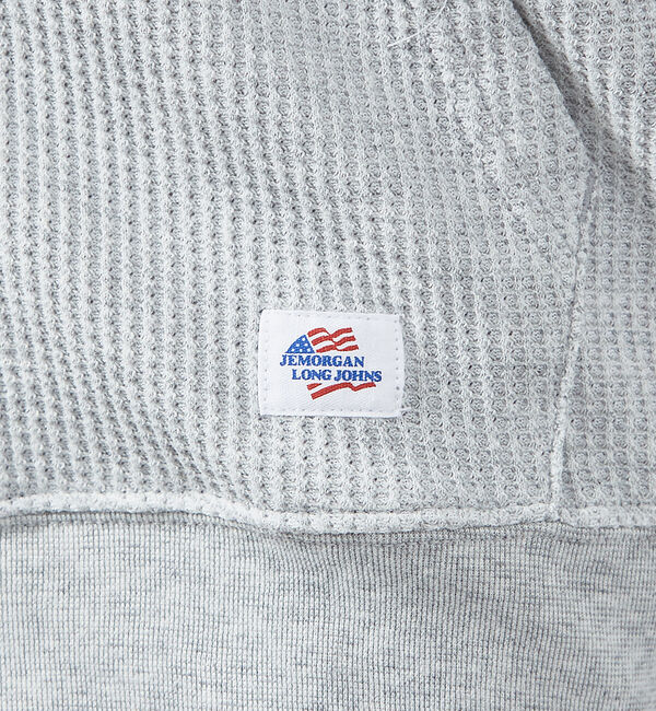 ABAHOUSE「【JEMORGAN /ジェーイーモーガン 】軽量ワッフルジップパーカー ダブルジ」|パーカー|