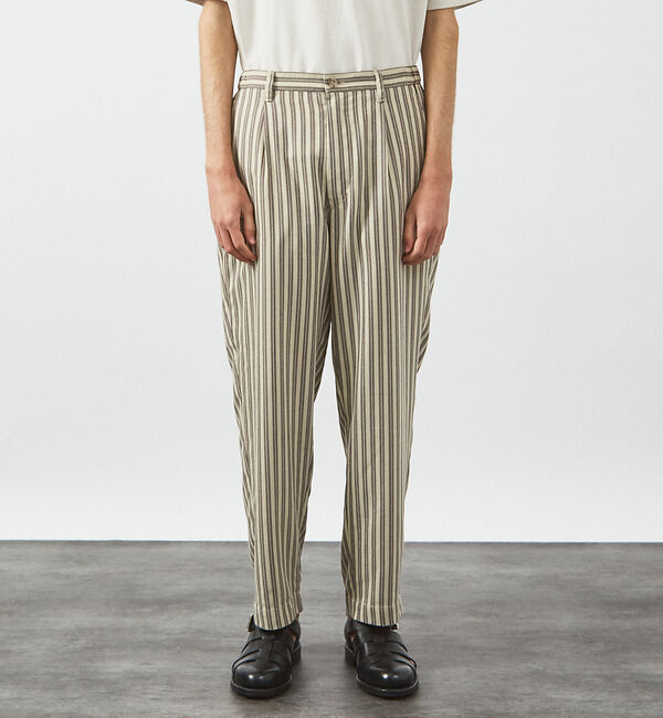 ABAHOUSE「【リネンライク 】ストライプ リラックスパンツ / ワイドパンツ」|その他|