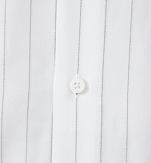 ABAHOUSE「バンドカラー半袖ストライプシャツ」|シャツ・ブラウス|