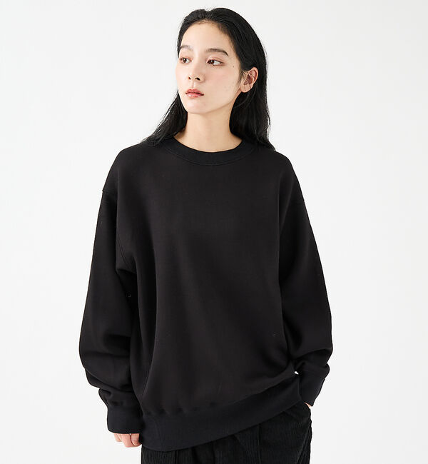 ABAHOUSE「【FORTUNA/フォルトゥナ】TECH SWEAT CREW NECK /トロ」|Tシャツ・カットソー|ブラック