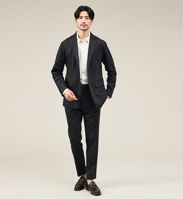 ABAHOUSE「【新型/セットアップ対応】ポンチ ジャケット / 4WAYストレッチ / ウォッ」|テーラードジャケット|