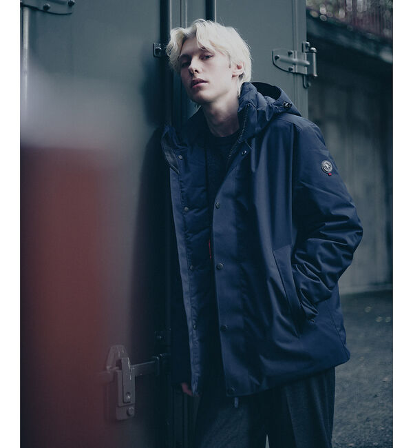 ABAHOUSE「【CAPE HORN】別注カラー / COCKBURN / フーデット ショート」|ダウン|