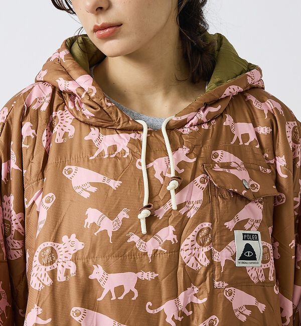 ABAHOUSE「【POLER/ポーラー】REVERSIBLE PONCHO/アウトドア/ユニセッ」|アウトドア|