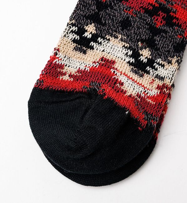 ABAHOUSE「【ANONYMOUSISM/アノニマスイズム】ウィグワムJQクルー/ジャガード/」|ソックス|